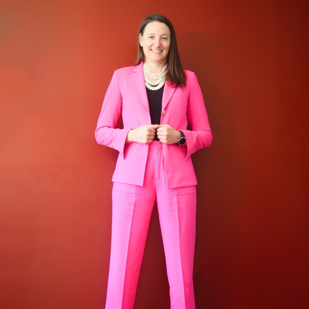 Argent Hot Pink Supermajority 1.0 Blazer Size 4